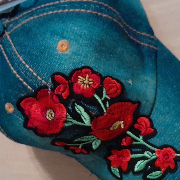 Vintage cap with Rose patch - Picture 6 of 6